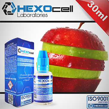 30ml DOUBLE APPLE 3mg eLiquid (With Nicotine, Very Low) - eLiquid by HEXOcell
