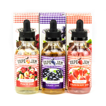 60ml VAPE JAM / PEACH 0mg eLiquid (Without Nicotine) - eLiquid by E-Liquid Therapeutics