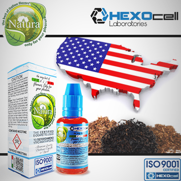 30ml AMERICANO 0mg eLiquid (Without Nicotine) - Natura eLiquid by HEXOcell