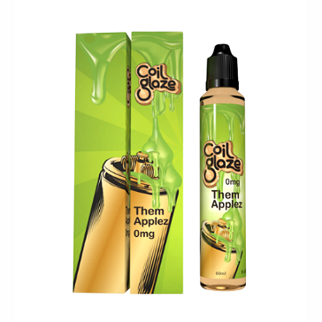 60ml THEM APPLEZ 6mg High VG eLiquid (With Nicotine, Low) - eLiquid by Coil Glaze