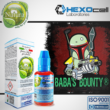 30ml BABA'S BOUNTY 9mg eLiquid (With Nicotine, Medium) - Natura eLiquid by HEXOcell