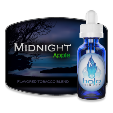 30ml MIDNIGHT APPLE 6mg eLiquid (With Nicotine, Low) - eLiquid by Halo