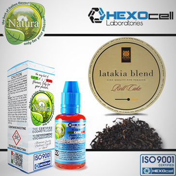 30ml LATAKIA 9mg eLiquid (With Nicotine, Medium) - Natura eLiquid by HEXOcell