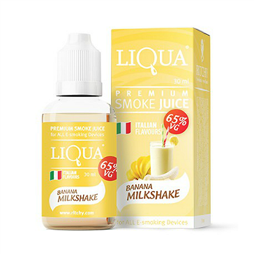 30ml LIQUA C BANANA MILKSHAKE 0mg 65% VG eLiquid (Without Nicotine) - eLiquid by Ritchy