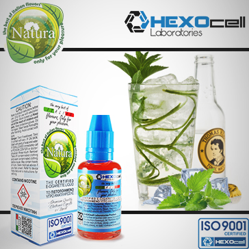 30ml MINT TONIC COCKTAIL 18mg eLiquid (With Nicotine, Strong) - Natura eLiquid by HEXOcell