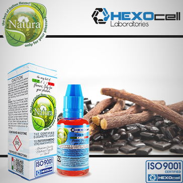 30ml LIQUORICE 9mg eLiquid (With Nicotine, Medium) - Natura eLiquid by HEXOcell