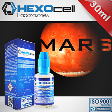 30ml RED AS MARS 3mg eLiquid (With Nicotine, Very Low) - eLiquid by HEXOcell