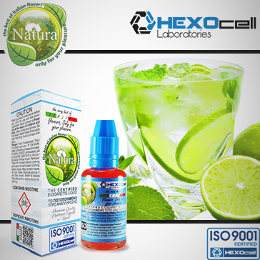 30ml MOJITO 9mg eLiquid (With Nicotine, Medium) - Natura eLiquid by HEXOcell