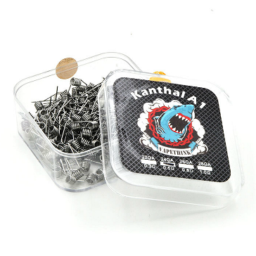 VAPING ACCESSORIES - 200x VAPETHINK 24 Gauge 0.5Ω Pre-Built Kanthal Coils