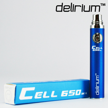 BATTERY - DELIRIUM CELL 650mA eGo/eVod Top Quality ( Blue )