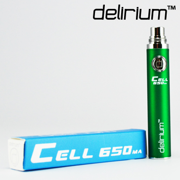 BATTERY - DELIRIUM CELL 650mA eGo/eVod Top Quality ( Green )