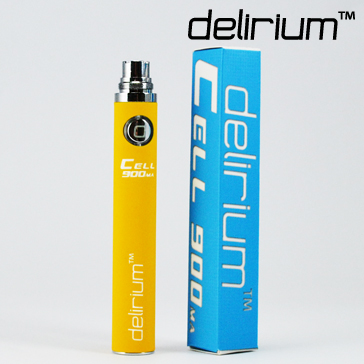 BATTERY - DELIRIUM CELL 900mA eGo/eVod Top Quality ( Yellow )