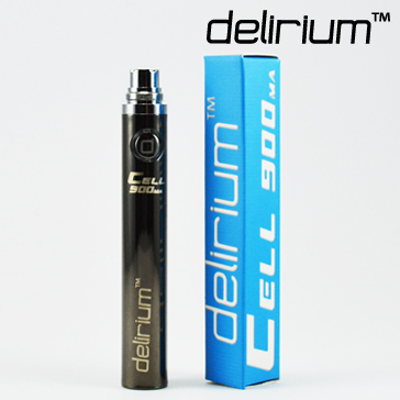 BATTERY - DELIRIUM CELL 900mA eGo/eVod Top Quality ( Gun Metal )