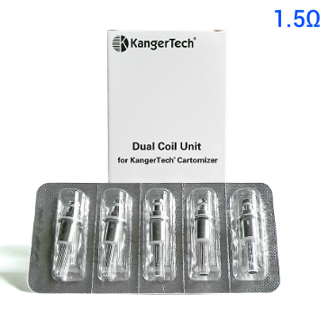 ATOMIZER - 5x V2 Upgraded BDC Atomizer Heads for KANGER Aerotank ( 1.5 ohms ) - Compatible with Aerotank, Aerotank Mini, Aerotank Mega, and Aerotank Giant - 100% Authentic