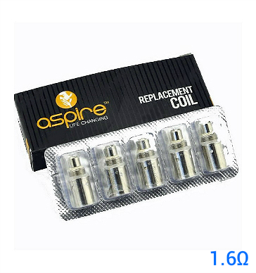 ATOMIZER - 5x BDC Atomizer Heads for ASPIRE CE5 & CE5-S ( 1.6 ohms ) - 100% Authentic