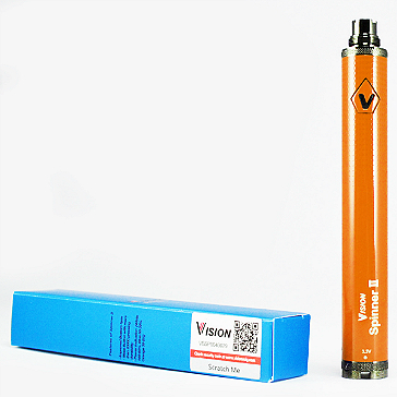BATTERY - VISION Spinner 2 (II) 1650mA VV 100% Authentic ( Orange )