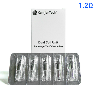 ATOMIZER - 5x V2 Upgraded BDC Atomizer Heads for KANGER Aerotank ( 1.2 ohms ) - Compatible with Aerotank, Aerotank Mini, Aerotank Mega, and Aerotank Giant - 100% Authentic