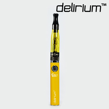 KIT - delirium Rainbow Starter Kit 650mAh eGo/eVod Battery - CE5 Atomizer ( Yellow )