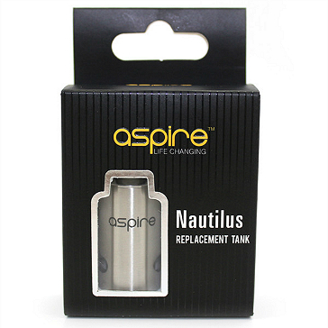 ATOMIZER - ASPIRE Nautilus Mini Replacement Tank ( Steel ) - 2ML Capacity - 100% Authentic