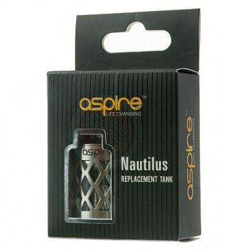 ATOMIZER - ASPIRE Nautilus Assy Hollow Core Caged Glass Tank ( Steel Cage ) - 5ML Capacity - 100% Authentic