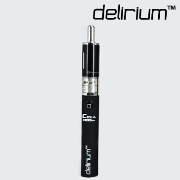 KIT - Kanger Aerotank Mow & delirium Cell 1300mAh Battery ( Variable Airflow eGo / eVod APV Kit - Black )