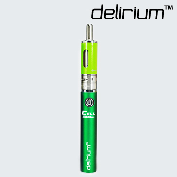 KIT - Kanger Aerotank Mow & delirium Cell 1300mAh Battery ( Variable Airflow eGo / eVod APV Kit - Green )