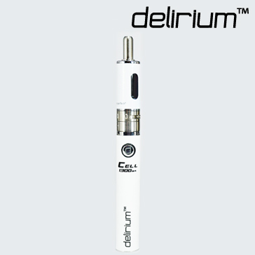 KIT - Kanger Aerotank Mow & delirium Cell 1300mAh Battery ( Variable Airflow eGo / eVod APV Kit - White )