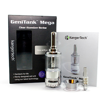 ATOMIZER - KANGER Genitank Mega BDC Clearomizer - 3.8ML Capacity - 100% Authentic