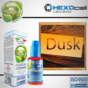 30ml DUSK TOBACCO 18mg eLiquid (With Nicotine, Strong) - Natura eLiquid by HEXOcell