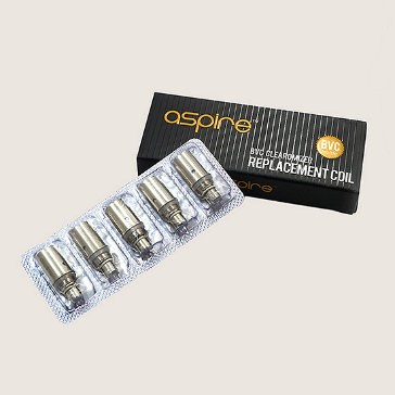 ATOMIZER - 5x BVC Atomizer Heads for ASPIRE K1, CE5, ET-S & Vivi Nova-S ( 1.6 ohms ) - 100% Authentic