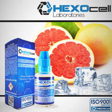 30ml FROZEN GRAPEFRUIT 0mg eLiquid (Without Nicotine) - Natura eLiquid by HEXOcell