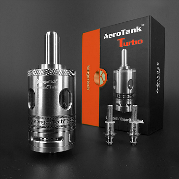 ATOMIZER - KANGER Aerotank Turbo Quad Coil BDC Clearomizer - 6ML Capacity - 100% Authentic