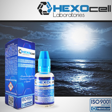 30ml DEEP BLUE 9mg eLiquid (With Nicotine, Medium) - eLiquid by HEXOcell