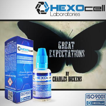 30ml GREAT EXPECTATIONS 9mg eLiquid (With Nicotine, Medium) - Natura eLiquid by HEXOcell