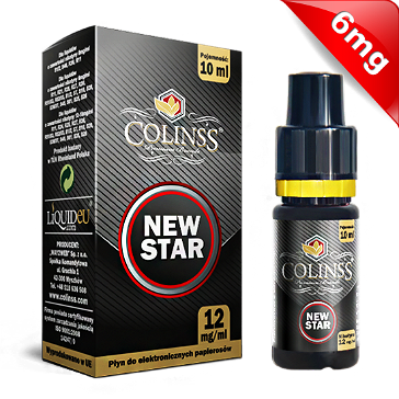 10ml NEW STAR 6mg eLiquid (With Nicotine, Low) - eLiquid by Colins's