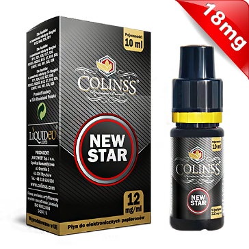 10ml NEW STAR 18mg eLiquid (With Nicotine, Strong) - eLiquid by Colins's