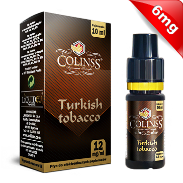 10ml TURKISH TOBACCO 6mg eLiquid (With Nicotine, Low) - eLiquid by Colins's