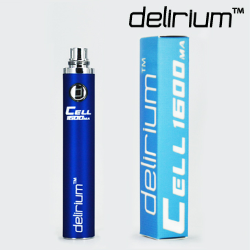 BATTERY - DELIRIUM CELL 1600mA eGo/eVod Top Quality ( Blue )