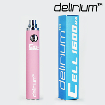 BATTERY - DELIRIUM CELL 1600mA eGo/eVod Top Quality ( Pink )