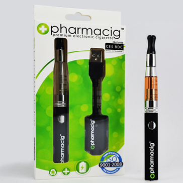 KIT - Pharmacig CE5 BDC Electronic Cigarette Starter Kit ( Black )