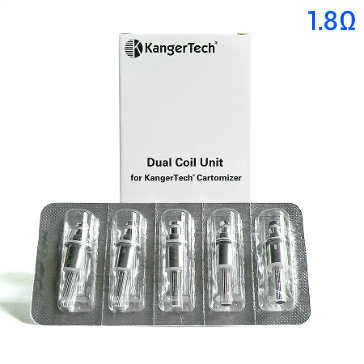 ATOMIZER - 5x V2 Upgraded BDC Atomizer Heads for KANGER Aerotank ( 1.8 ohms ) - Compatible with Aerotank, Aerotank Mini, Aerotank Mega, and Aerotank Giant - 100% Authentic