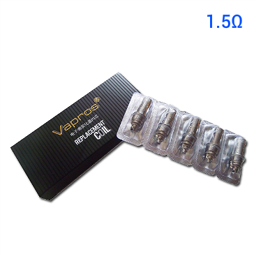 ATOMIZER - 5x VAPROS BDC Atomizer Heads for the Spinner 2 Mini Kit (1.5Ω)