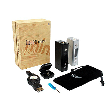 KIT - Cloupor Mini 30W Sub Ohm - 18650 VV/VW ( Stainless )