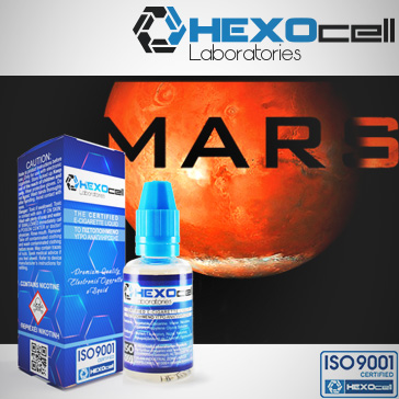 30ml RED AS MARS 18mg eLiquid (With Nicotine, Strong) - eLiquid by HEXOcell