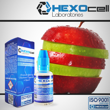 30ml DOUBLE APPLE 0mg eLiquid (Without Nicotine) - eLiquid by HEXOcell
