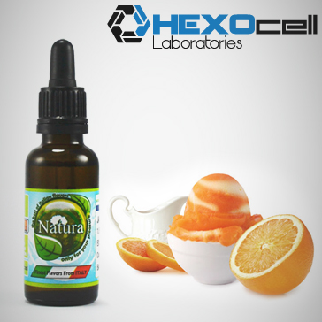 30ml ORANGES & CREAM 18mg eLiquid (With Nicotine, Strong) - Natura eLiquid by HEXOcell