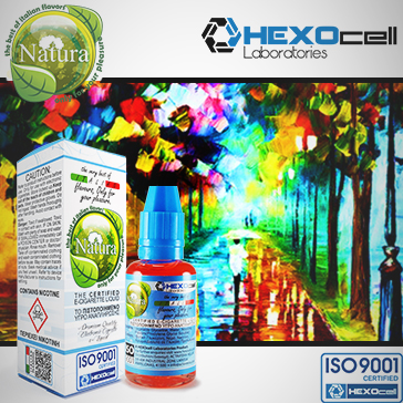 30ml BURST OF JOY 18mg eLiquid (With Nicotine, Strong) - Natura eLiquid by HEXOcell