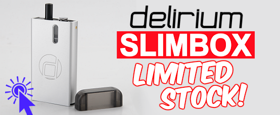 delirium, delirium ecig, delirium electronic cigarette, starter kit, swiss slim, swiss slimbox, slimbox, slim box, quit smoking