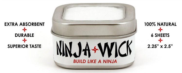 VAPING ACCESSORIES - Ninja Wick Organic Japanese Cotton Wickpads