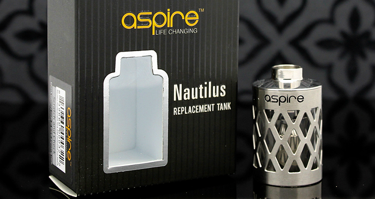 ATOMIZER - ASPIRE Nautilus Assy Hollow Core Caged Glass Tank ( Steel Cage ) - 5ML Capacity - 100% Authentic